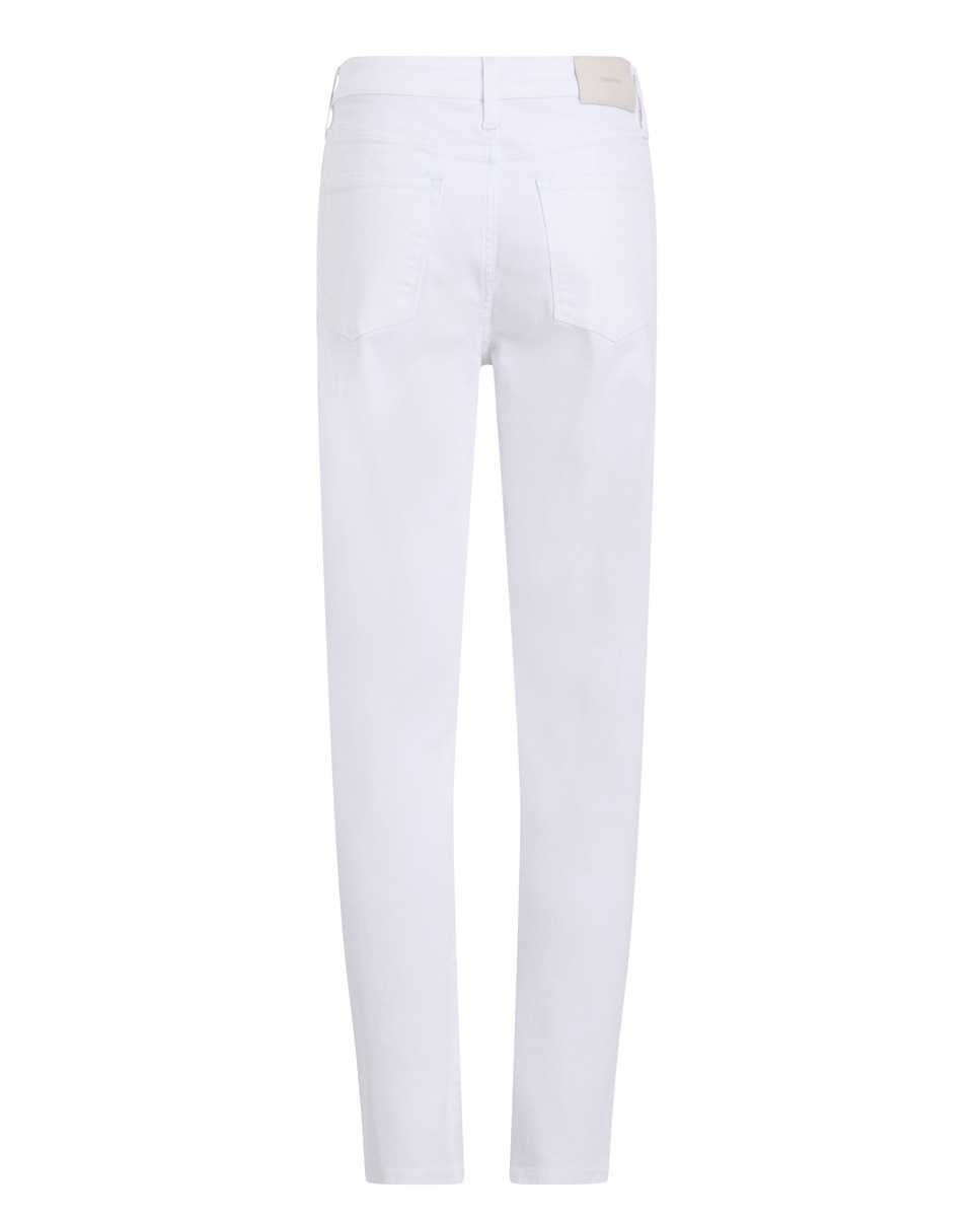 Jeans Mid Rise Slim Fit Branco-6