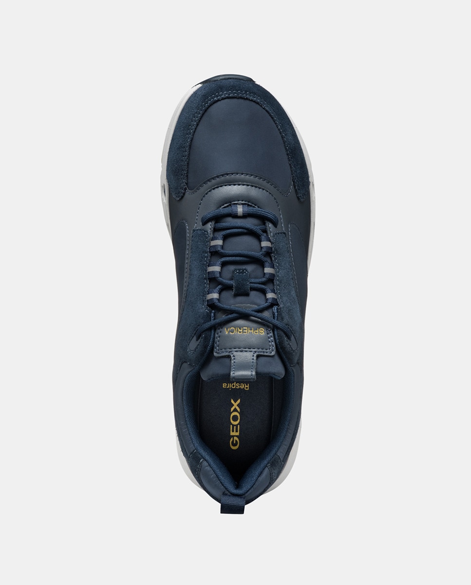 Deportiva low cut ultra amortiguada de hombre de color gris · Geox