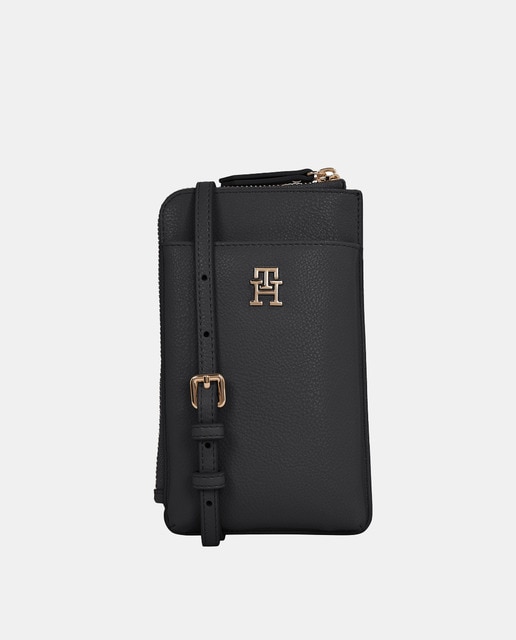 Imagen 0 de Bolso para móvil en color negro con logotipo