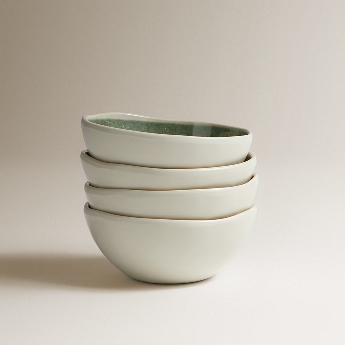 Conjunto de 4 Tigelas de Melamina Sarlat Verde-3