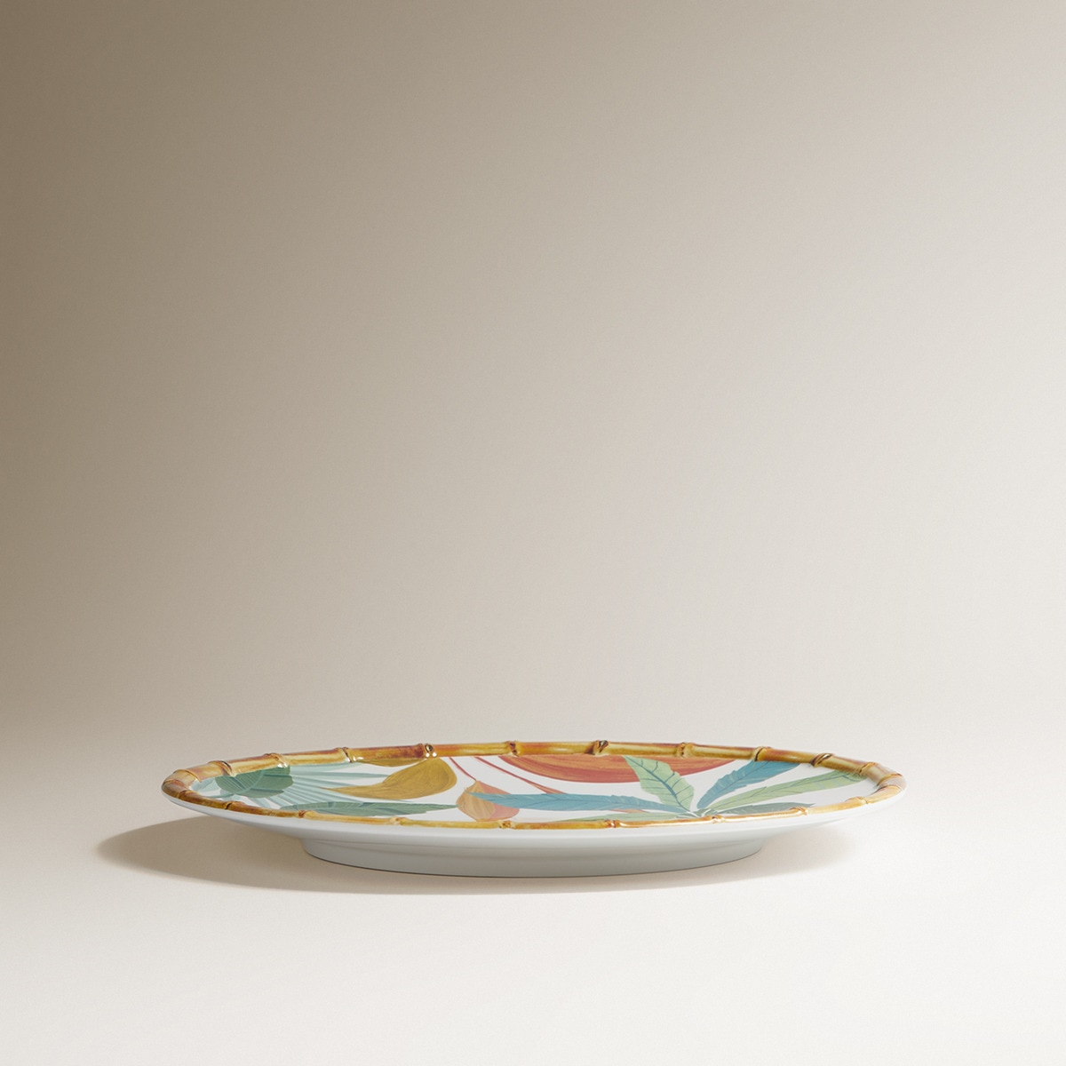 Prato Raso de Melamina Tropical Amali Multicolor-3