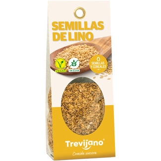 semillas de lino sin gluten bolsa 150 g - Trevijano