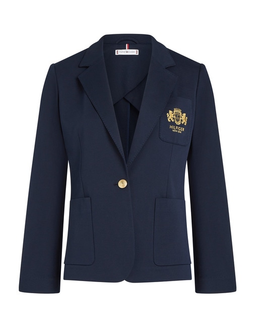 Imagem 0 de Blazer de Piqué com Bolsos