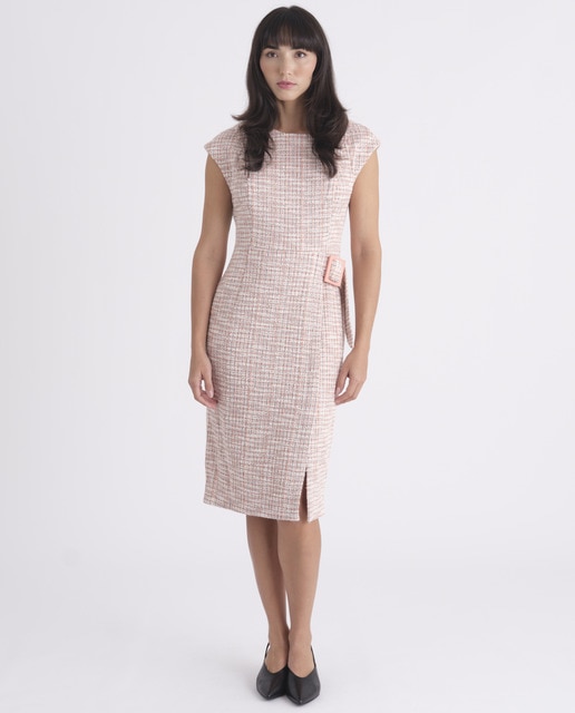 Imagem 0 de Vestido de Tweed com Aplique