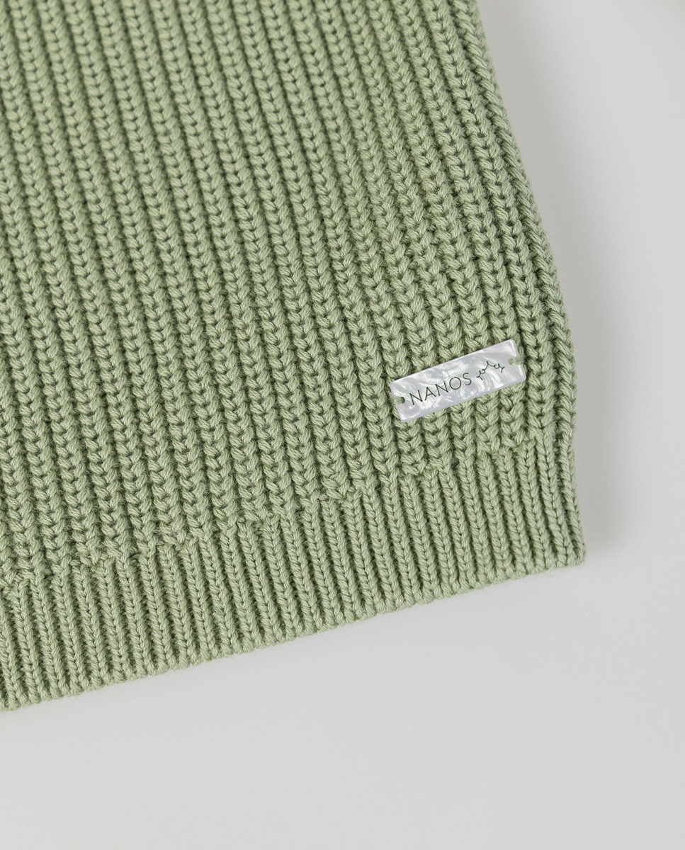 Camisola de malha Verde-claro-5