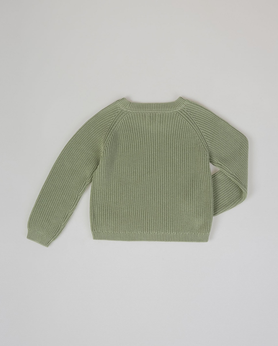 Camisola de malha Verde-claro-2