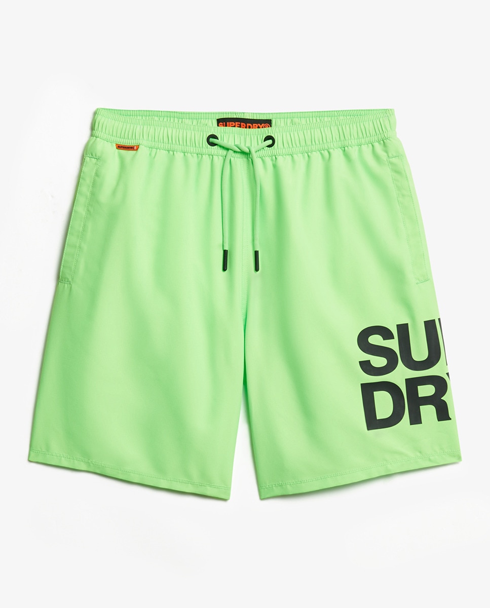 Calções de Banho Sportswear Logo 17 Polegadas Verde-6