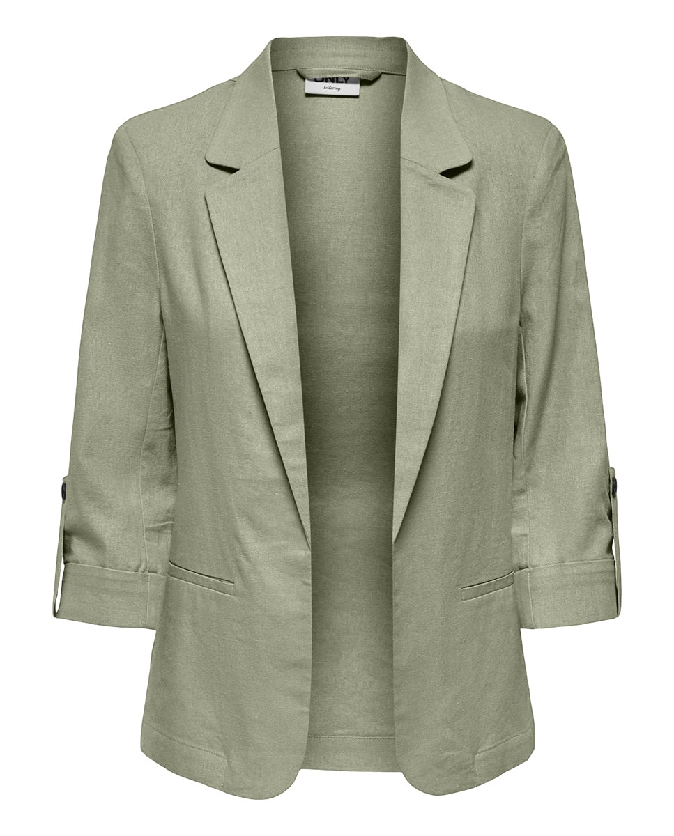 Blazer com bolsos laterais Verde-antiquário-3
