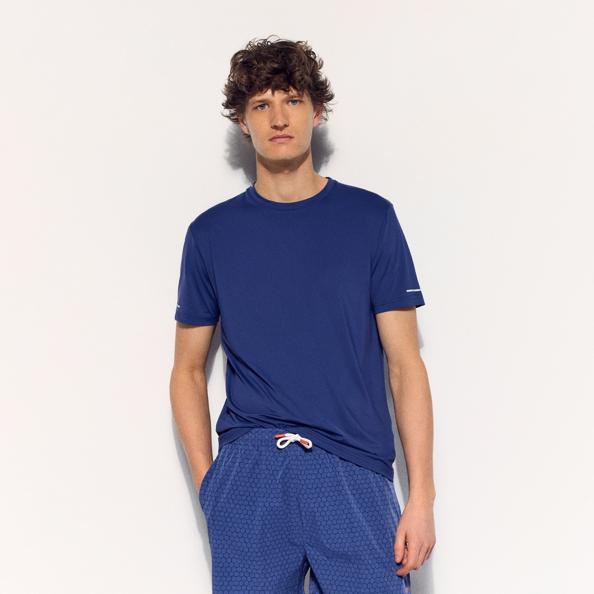 T-shirt de homem Azul-marinho-1