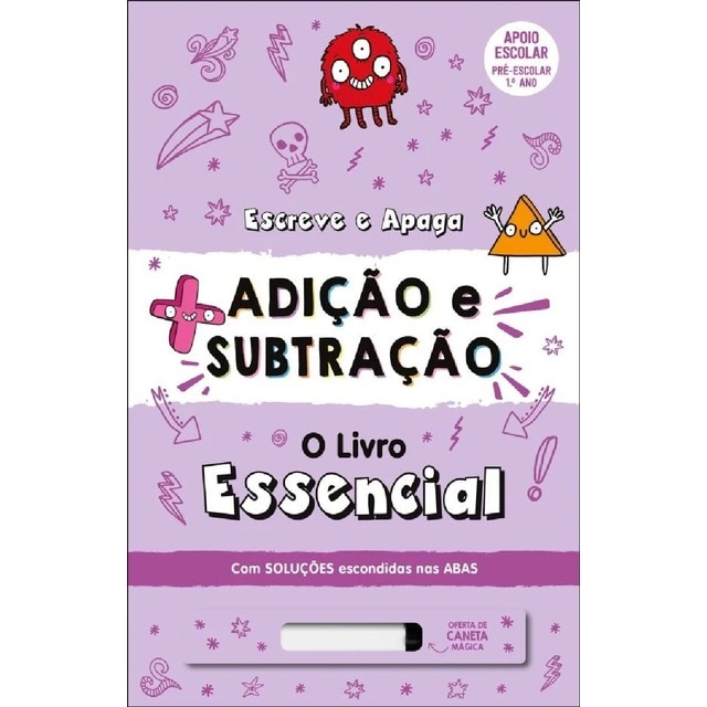 Imagem 0 de Adição e Subtração: O Livro Essencial - Escreve e Apaga