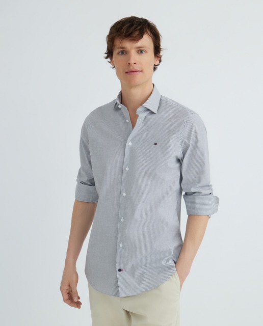 Imagen 0 de Camisa de hombre de popelín estampada