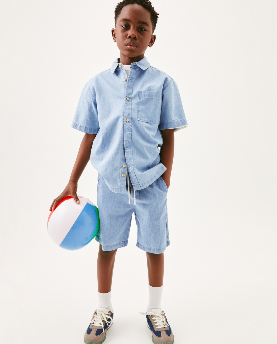 Bebé Pantalones Cortos Sfera Pantalon Bebe Pantalon Flare Aop