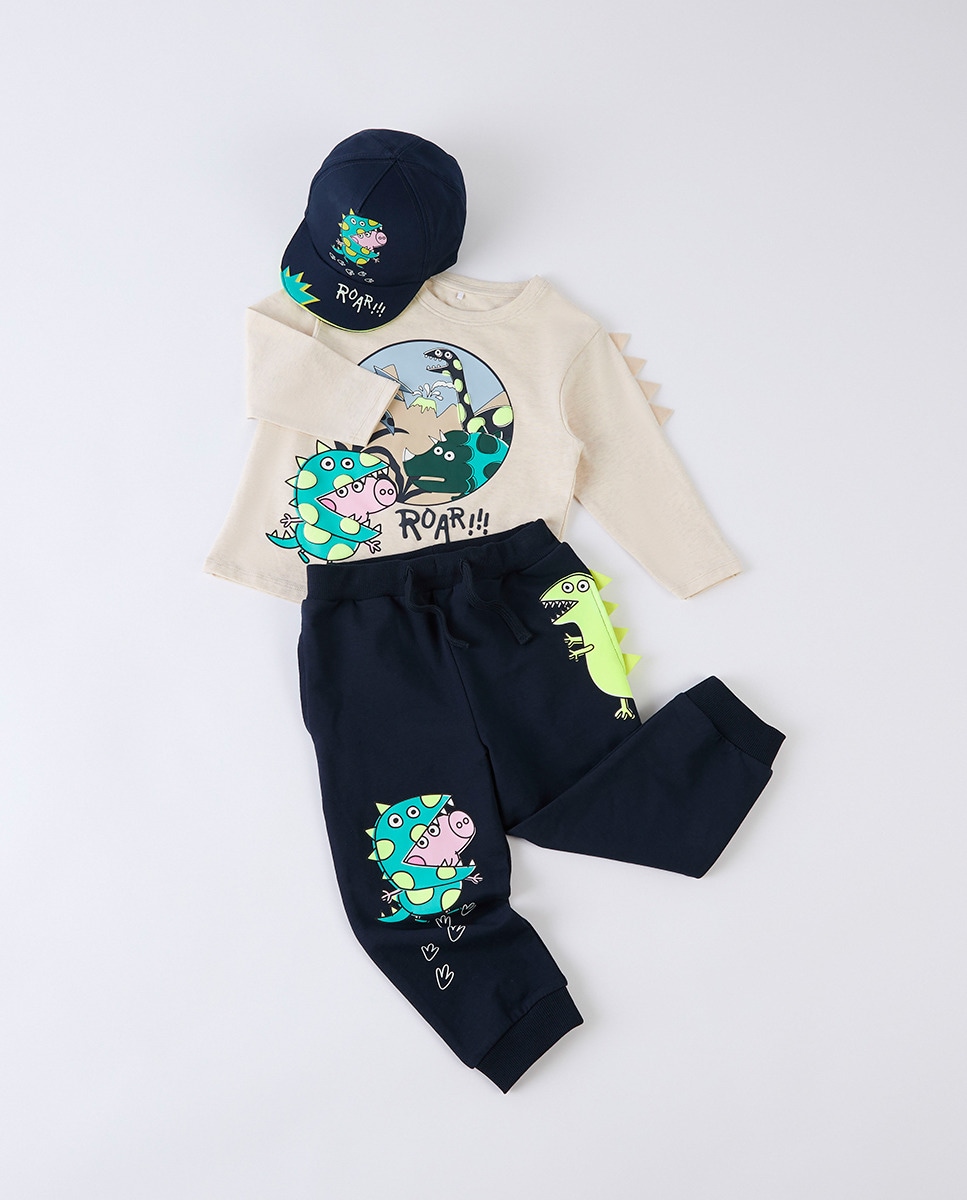 T-shirt Peppa Pig Bege-4