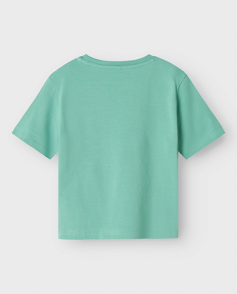 Camiseta de niño Turquesa-2