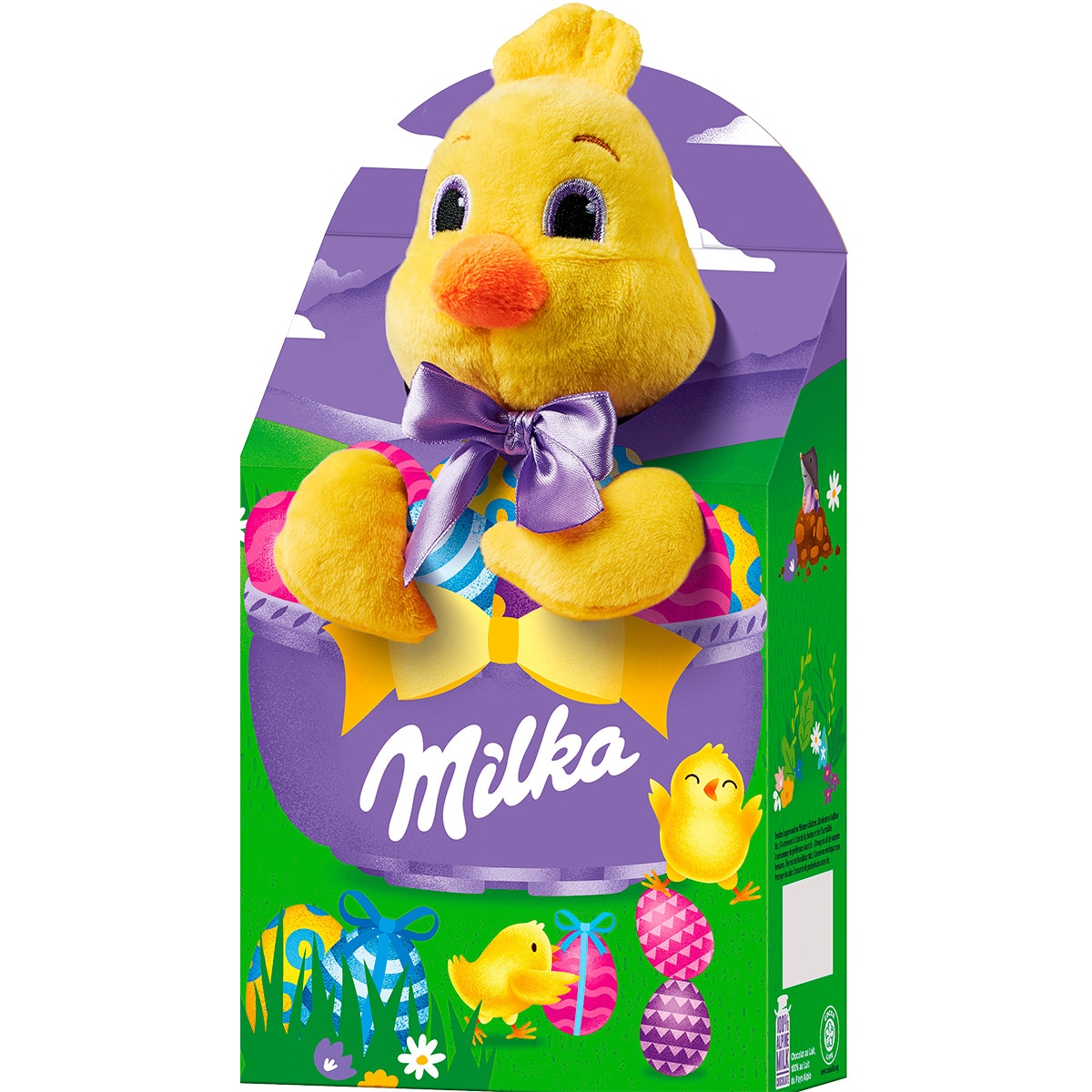 Ovos de Chocolate com Peluche embalagem 96 g