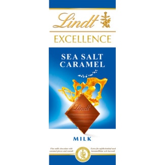 Chocolate Excellence de Caramelo e Flor e Sal tablete 100 g - Lindt