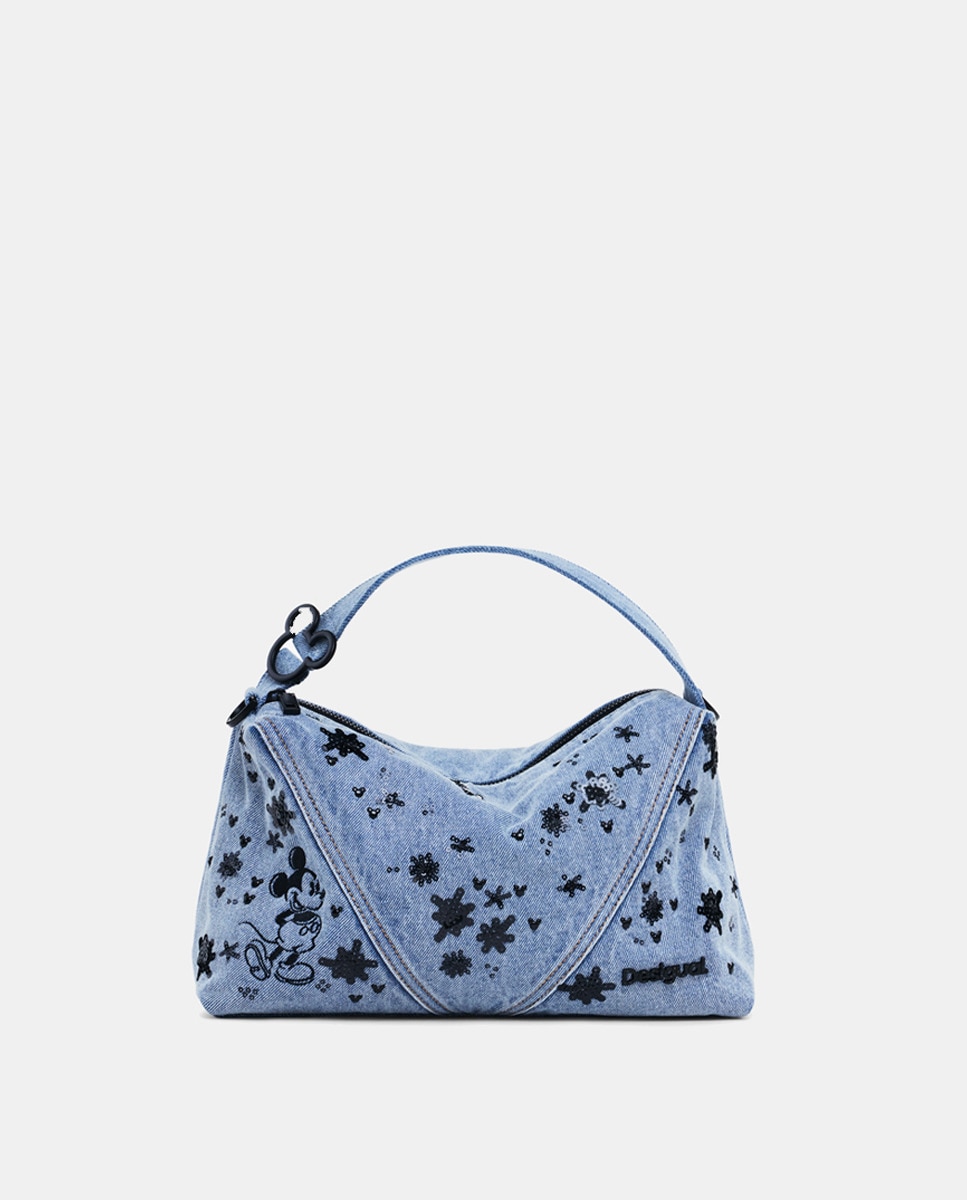 Desigual Disney Vaqueros De Desigual Bolso De Mano Denim Mickey - Main Image