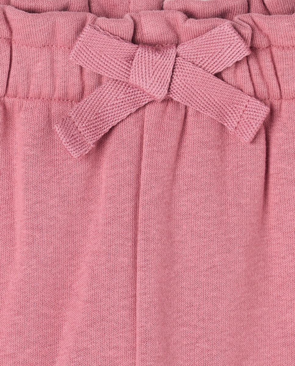 Pantalón bebé felpa Rosado-3