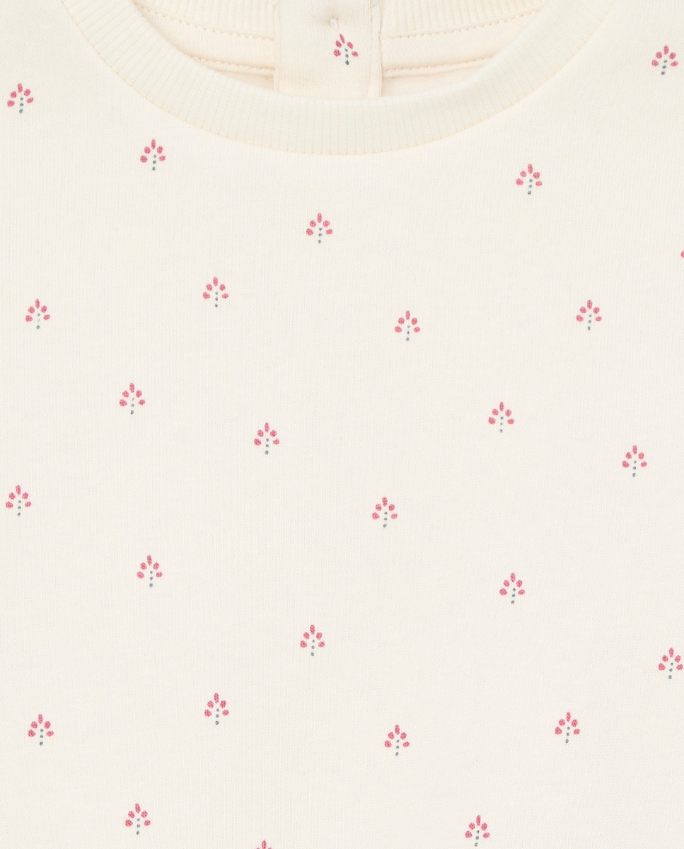 Sudadera bebé estampada Blanco-3