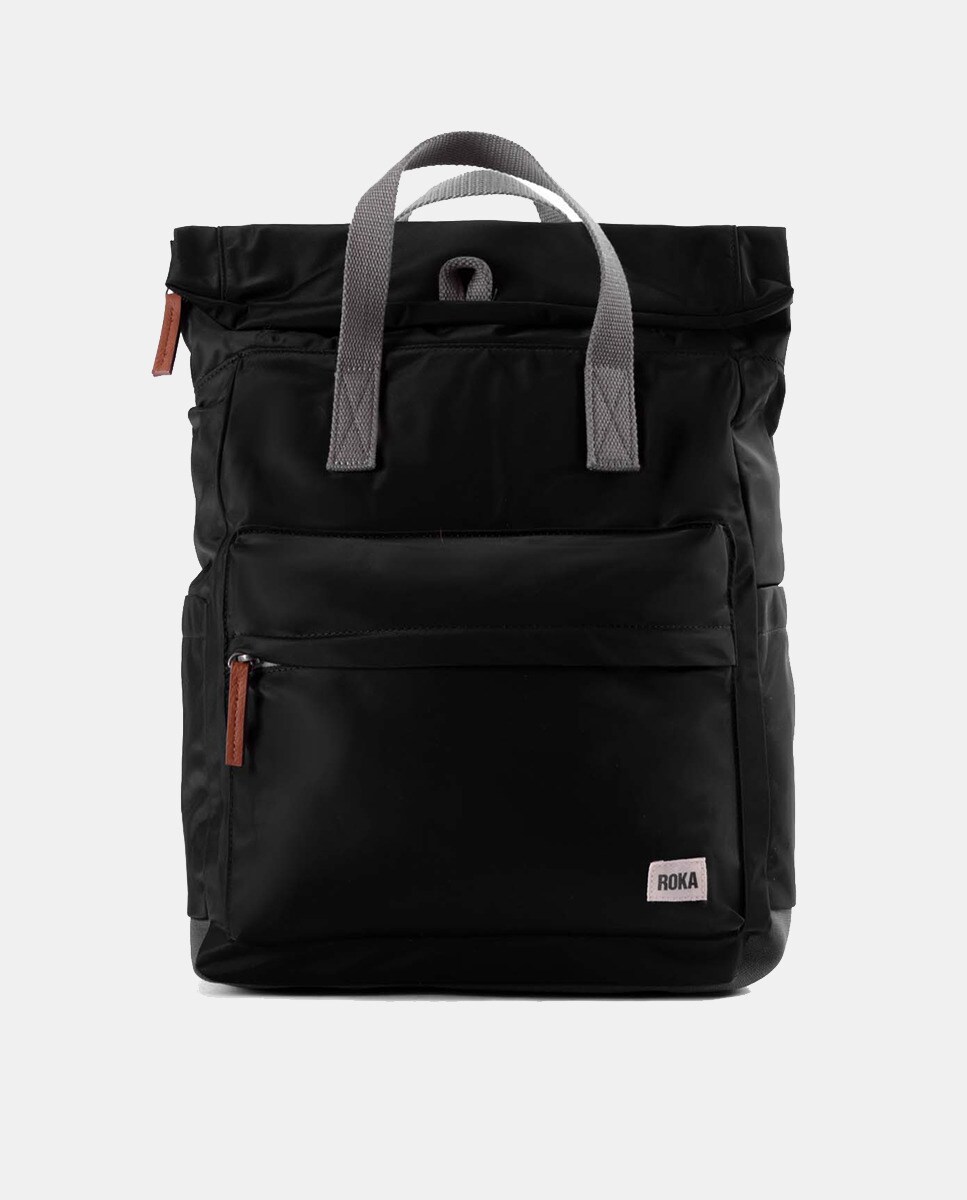 Mochila Unissexo Canfield B Média de Nylon Reciclado Repelente à Água - Preto Preto-1