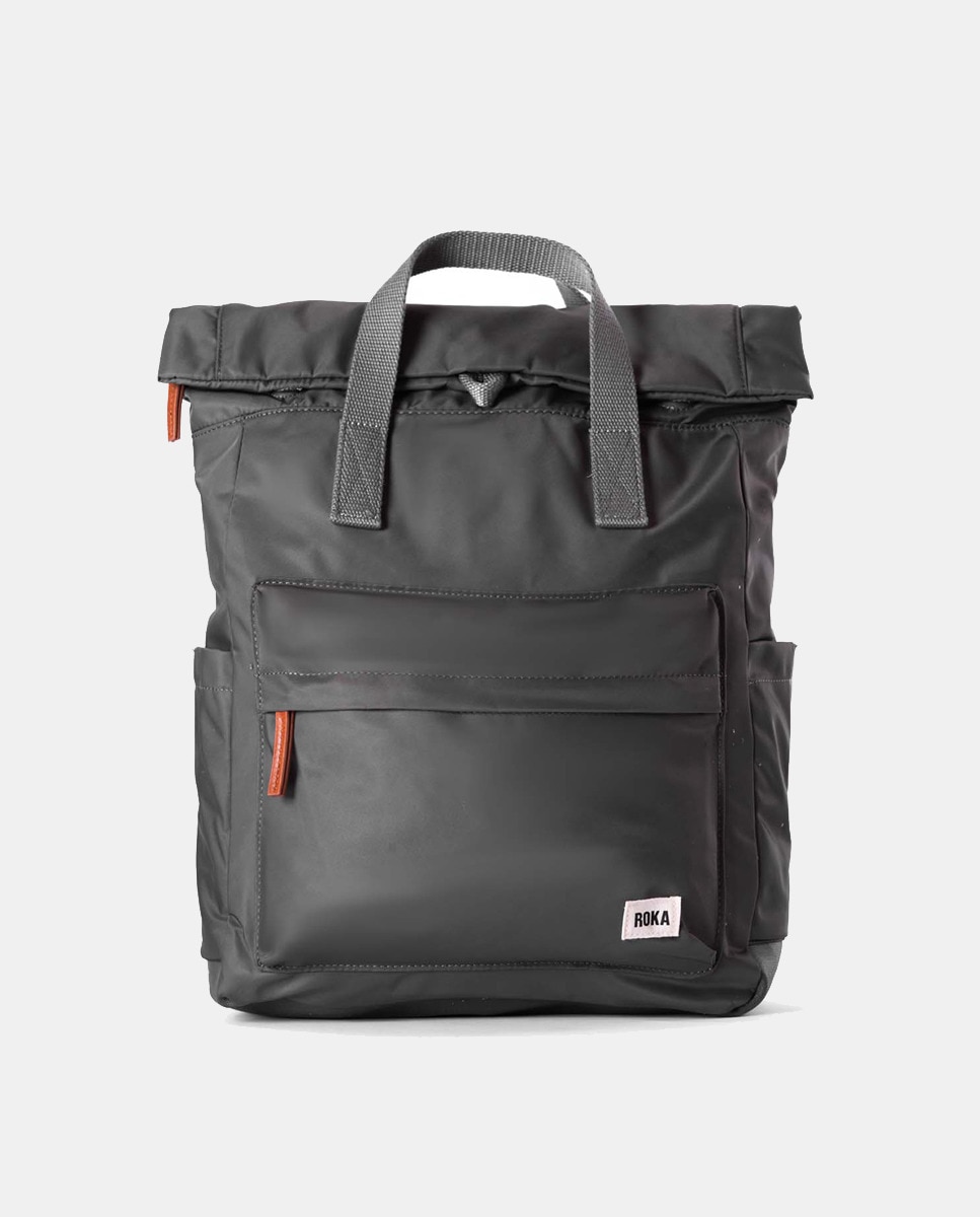 Mochila Unissexo Canfield B Média de Nylon Reciclado Repelente à Água - Cinzento-Escuro Cinzento-escuro-1