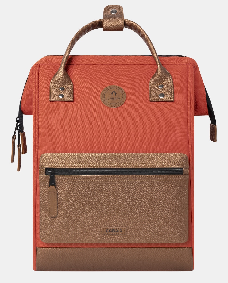 Mochila Média Bogotá Repelente à Água - Laranja Laranja-4