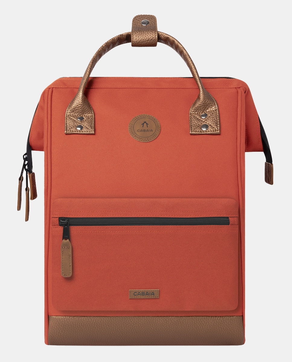 Mochila Média Bogotá Repelente à Água - Laranja Laranja-2
