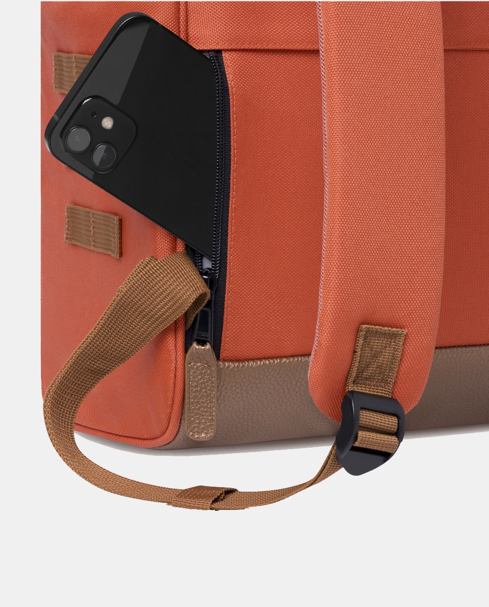 Mochila Média Bogotá Repelente à Água - Laranja Laranja-10