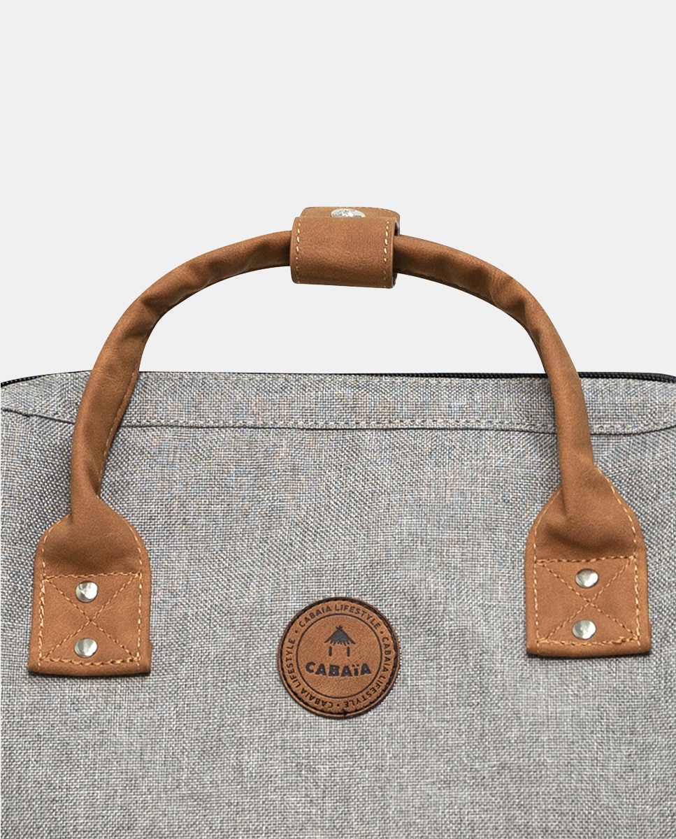 Mochila New York Medium Repelente à Água - Cinzento Cinzento-6