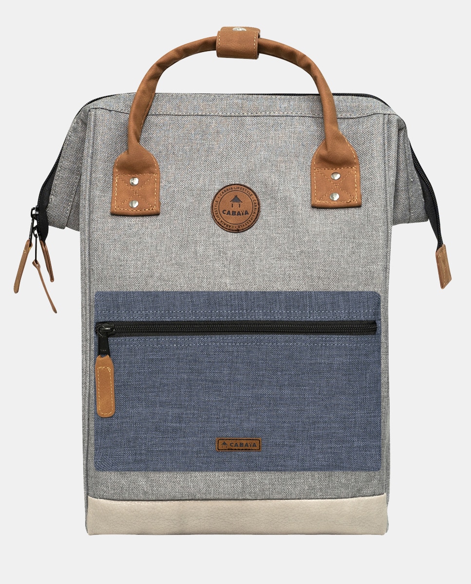 Mochila New York Medium Repelente à Água - Cinzento Cinzento-11