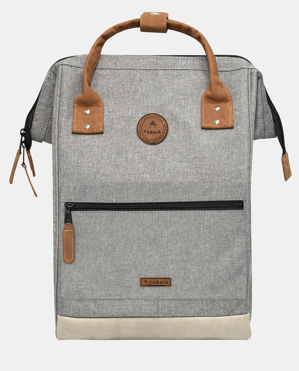 Mochila New York Medium Repelente à Água - Cinzento Cinzento-2