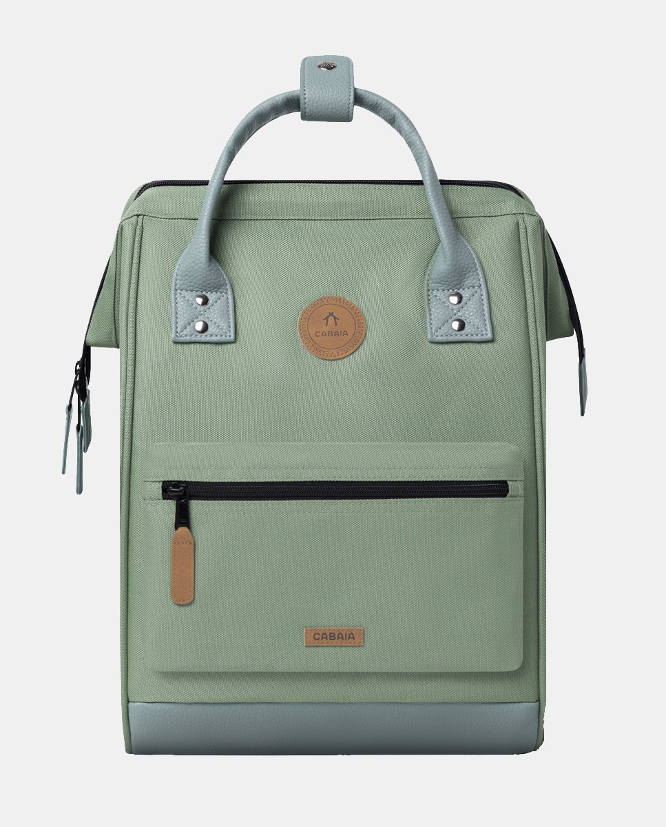 Mochila Seville Medium de Poliéster Reciclado - Verde Verde-claro-2