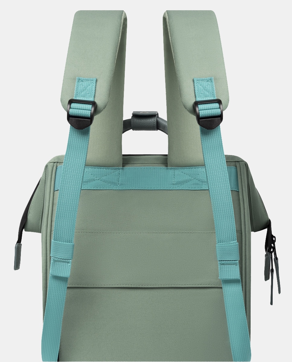 Mochila Seville Medium de Poliéster Reciclado - Verde Verde-claro-7