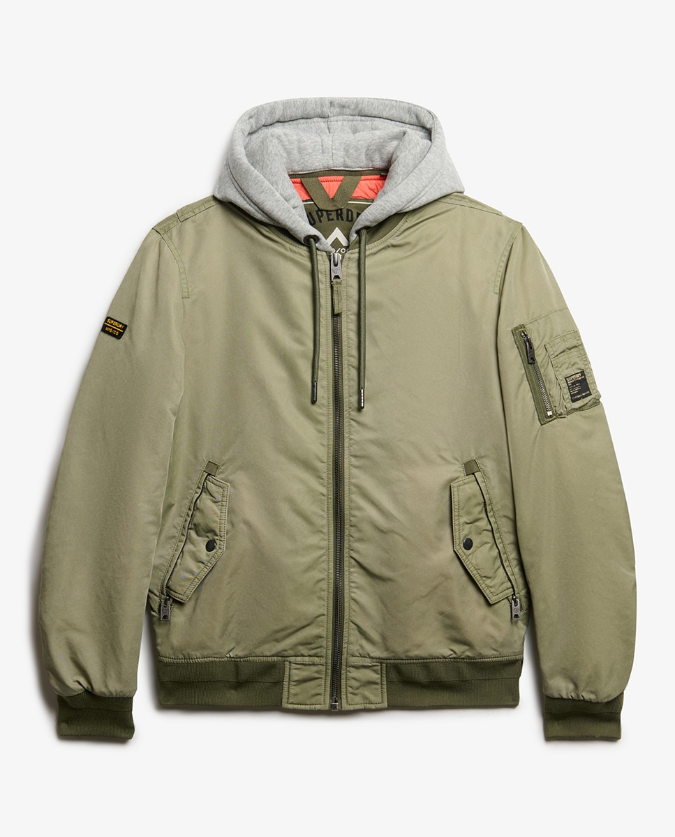 Casaco Tipo Blusão Bomber Militar Ma3 Verde-escuro-7