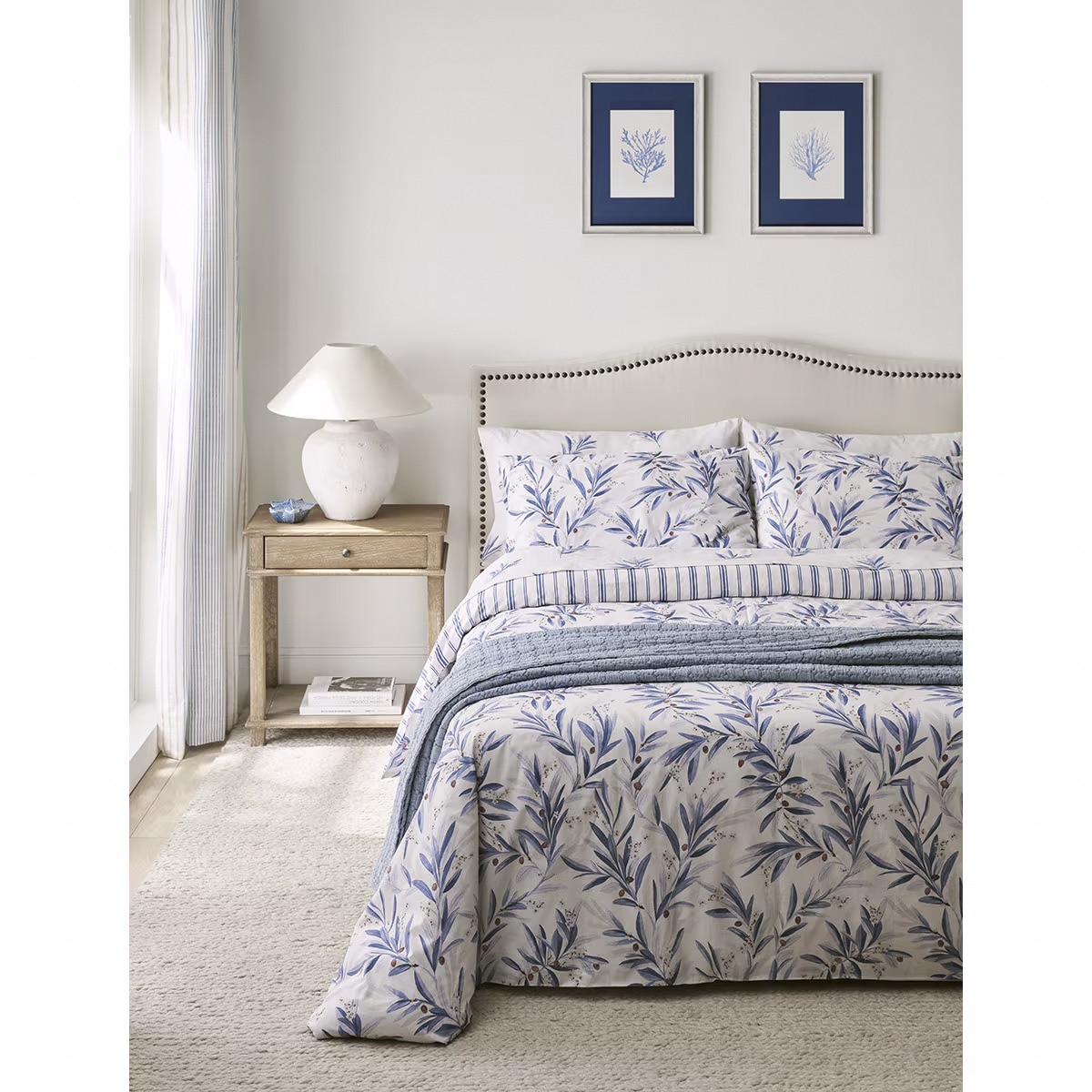 Quadro Coral azul Azul-7