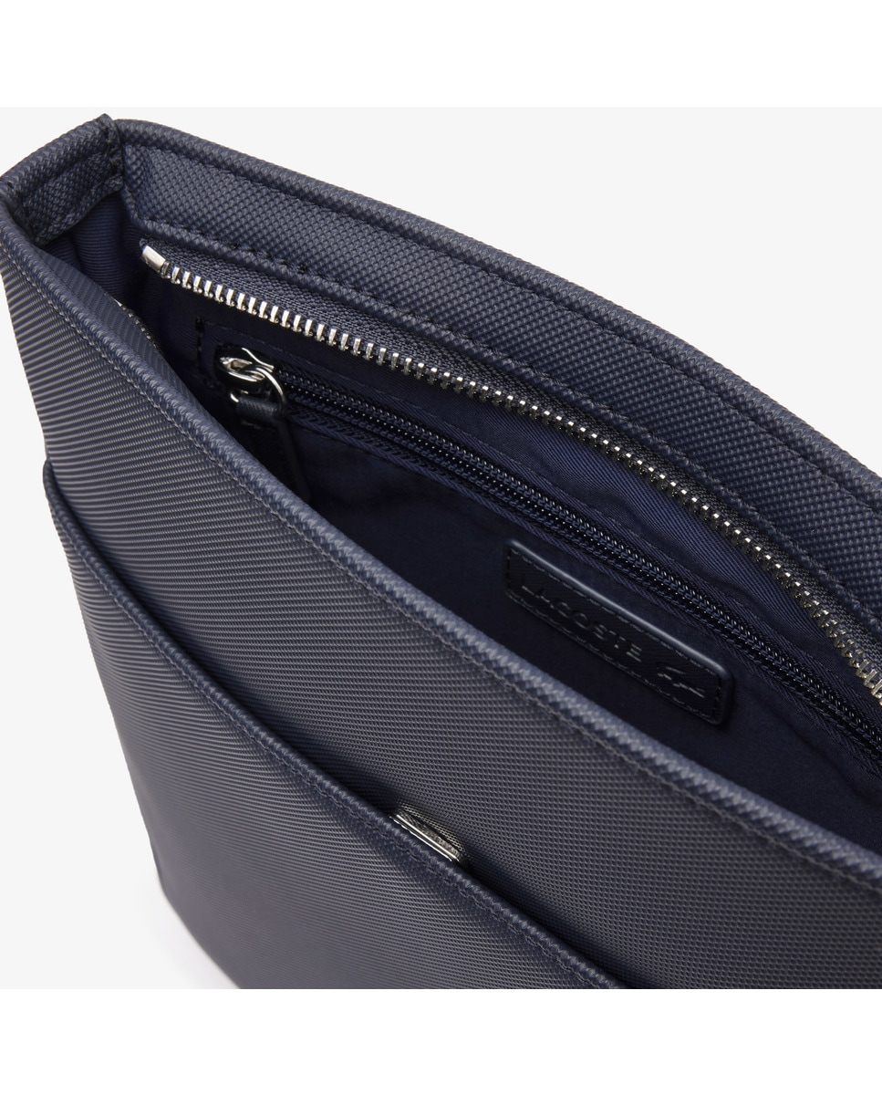 Mala a Tiracolo com Bolsos Interiores e em Material Reciclado - Azul-Marinho Azul-marinho-4