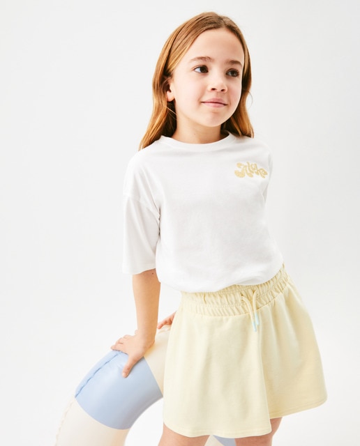 Imagen 0 de Camiseta de niña manga corta oversize