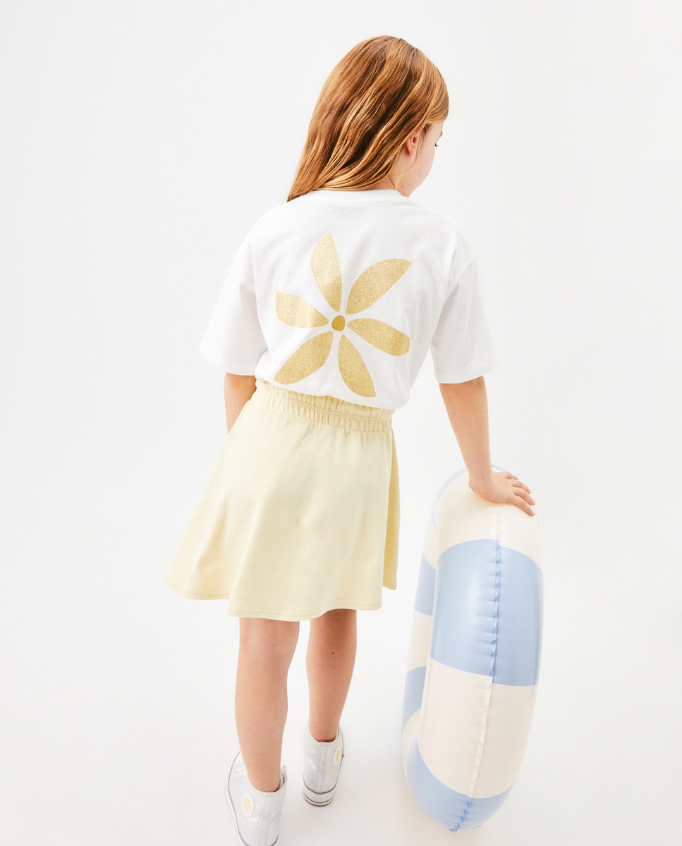 Saia Skater 310 Amarelo Claro-3