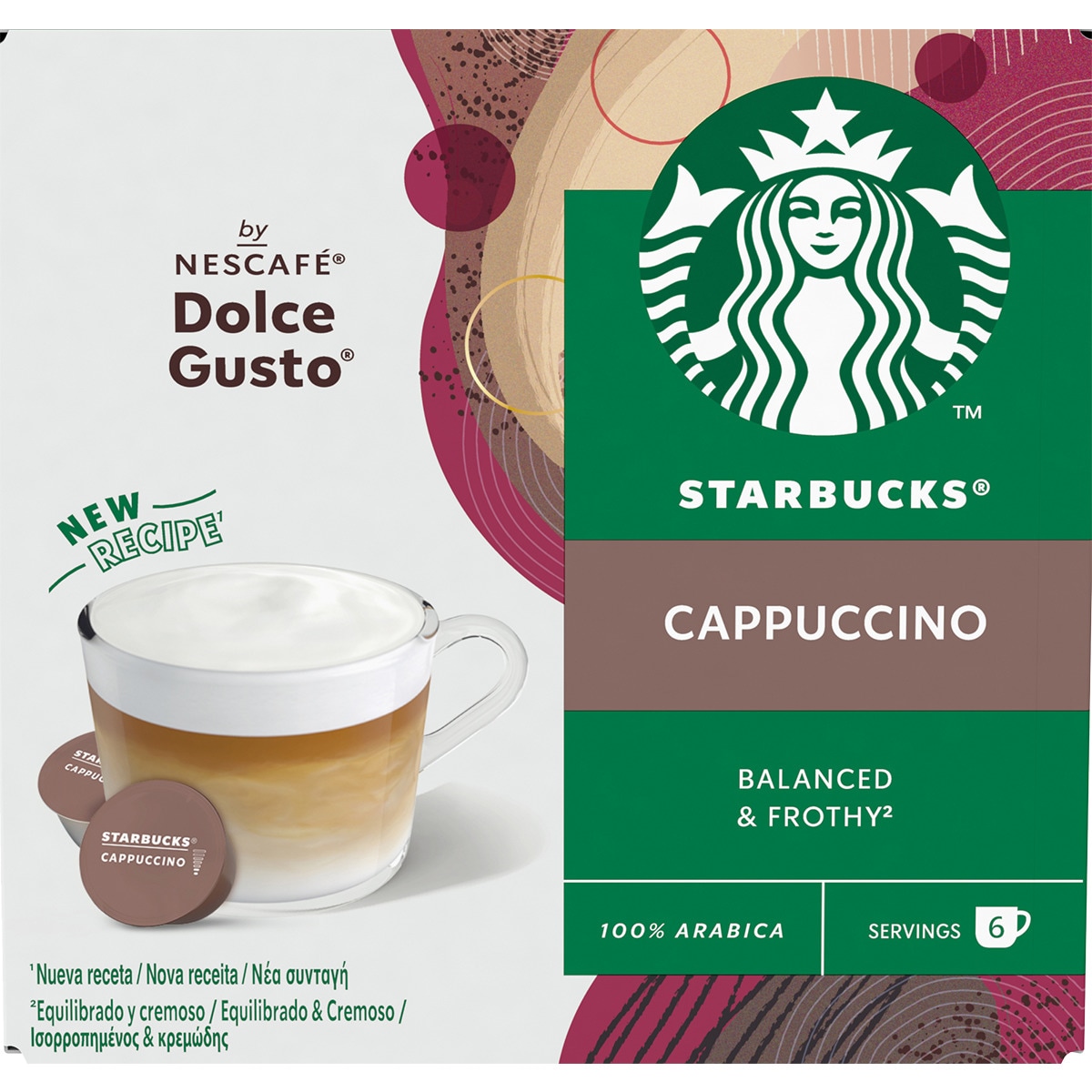 Café em Cápsulas Cappuccino embalagem 12 unidades