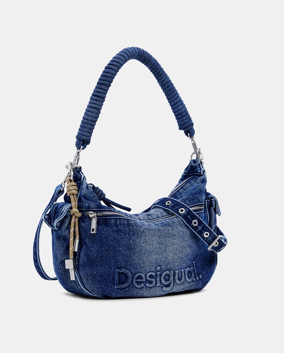 Bolsos Sergio Bolso Hombre Desigual Denim Bolso Desigual Azul