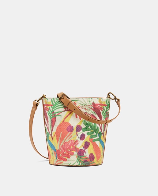 Imagem 0 de Mala Pequena com Estampado Tropical