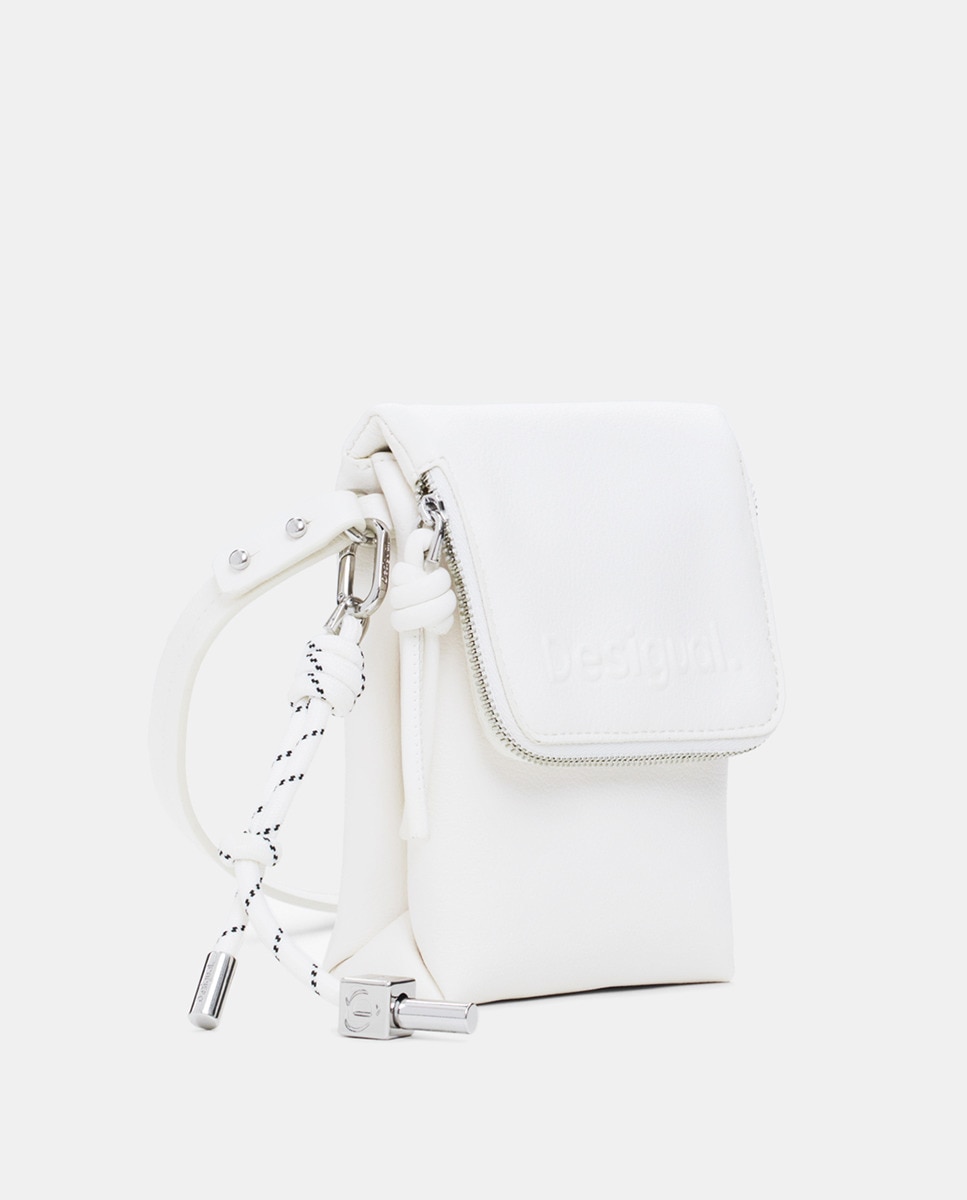 Porta-Telemóvel com Porta-Moedas Branco-2