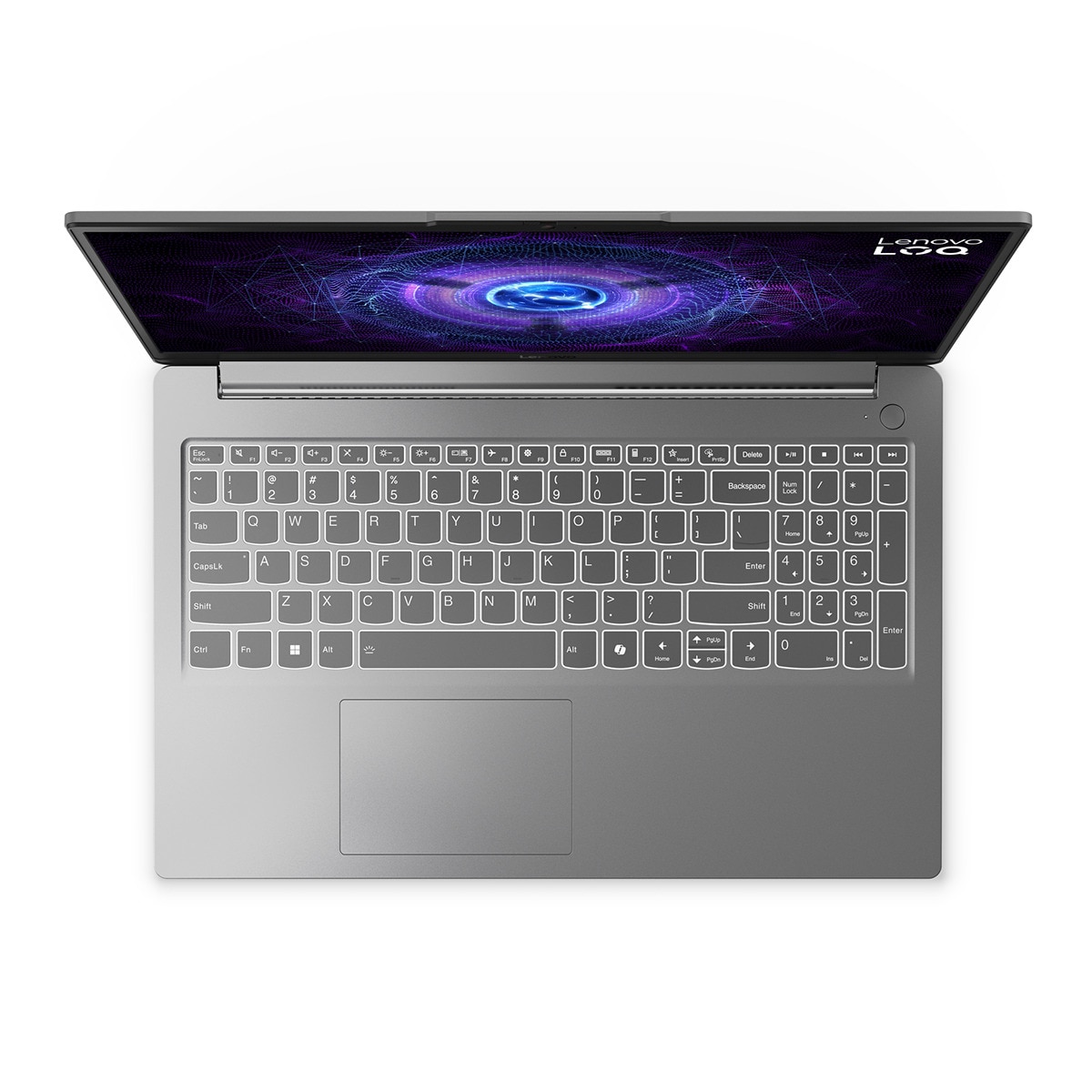 Portátil Gaming Lenovo LOQ 15IAX9E, i7-12650HX, 16GB, 512GB SSD, Nvidia GeForce RTX 4050 6GB, 15,6", W11 Gris Lunar-3