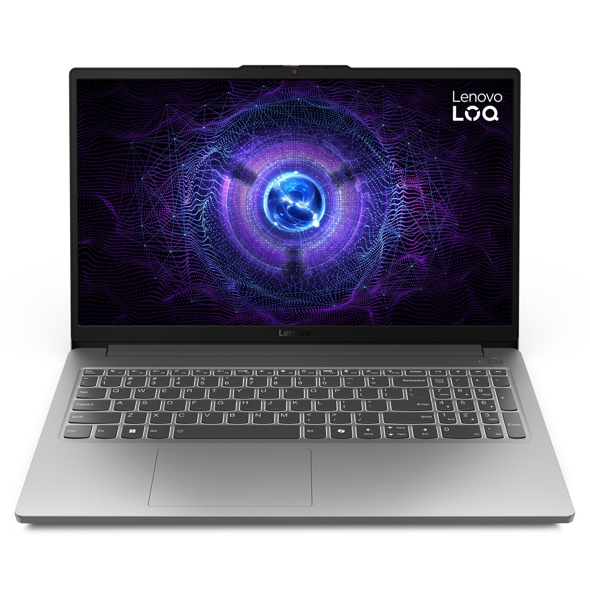 Portátil Gaming Lenovo LOQ 15IAX9E, i7-12650HX, 16GB, 512GB SSD, Nvidia GeForce RTX 4050 6GB, 15,6", W11 Gris Lunar-1