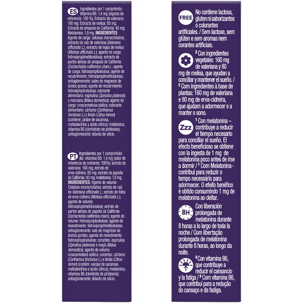 Schlaf hilft schnell einzuschlafen und die ganze Nacht durchzuschlafen Box 28 Tabletten mit Melatonin