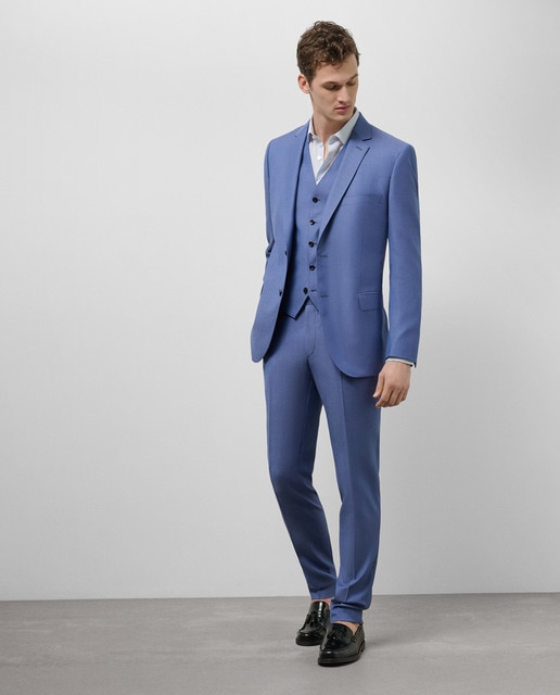 Imagem 0 de Fato Slim Fit Half Canvas com Falso Liso