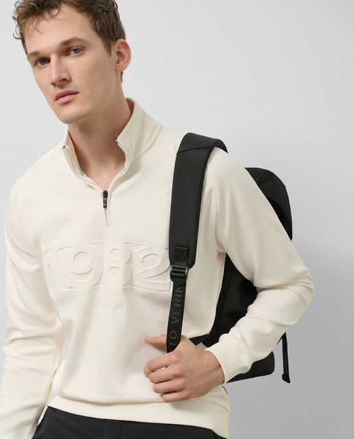 Imagen 0 de Sudadera de hombre media cremallera con logo