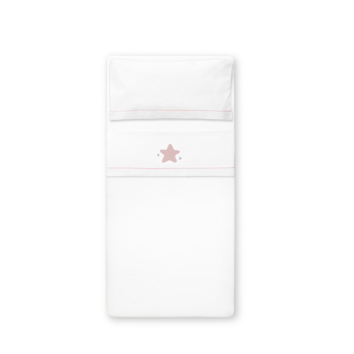 Set sábanas cuna estrellas Rosa-1