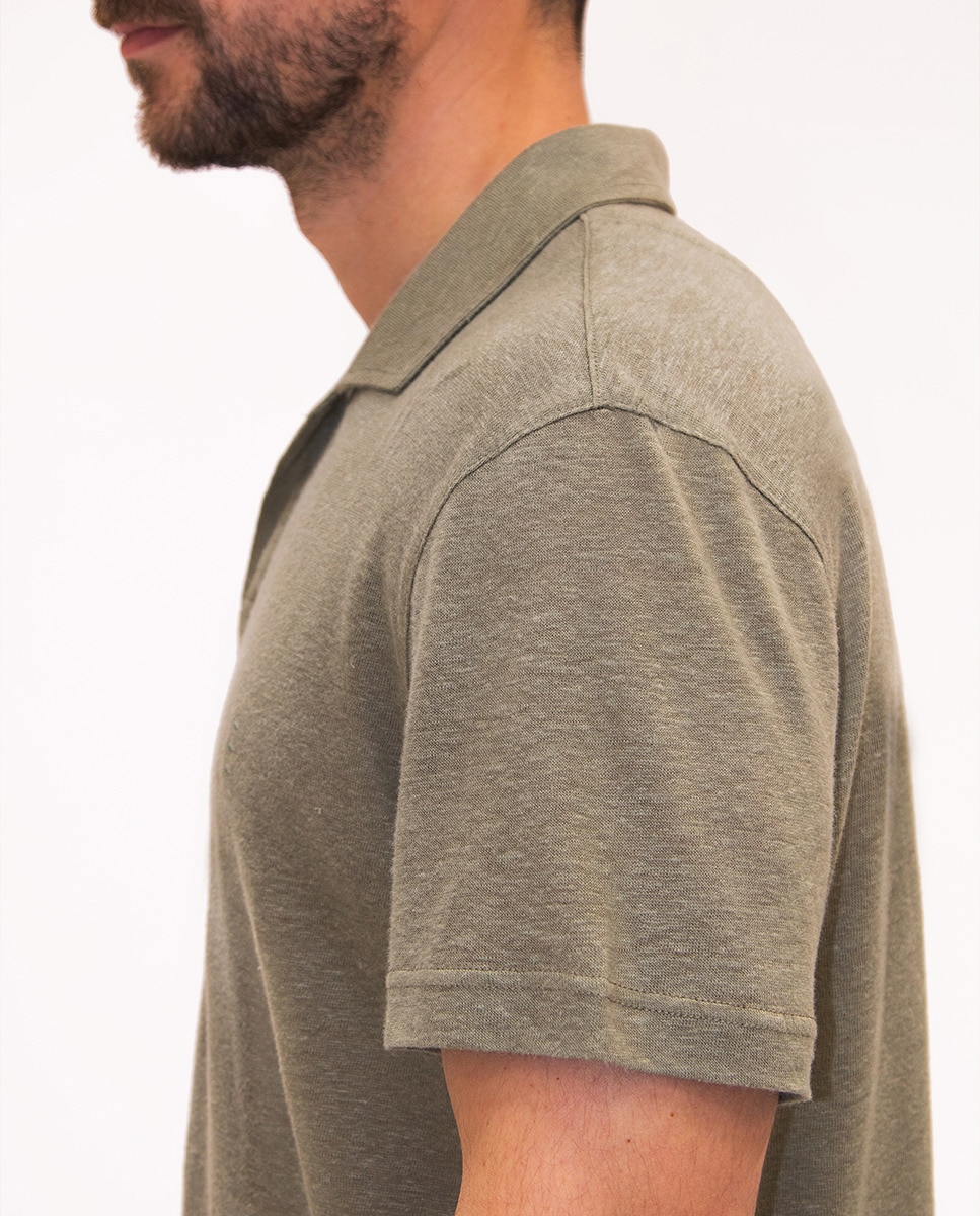 Polo Slim Caqui-4