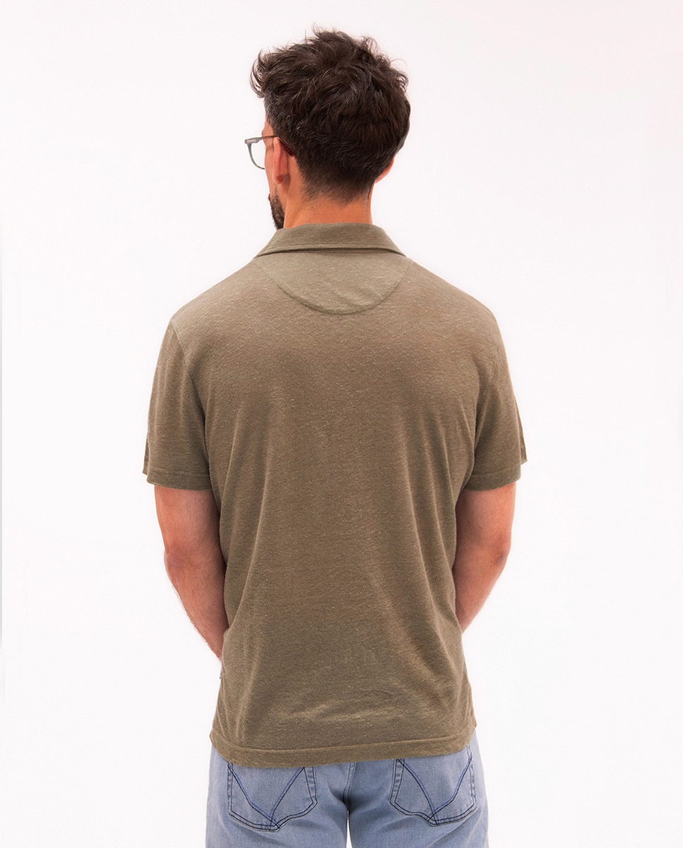 Polo Slim Caqui-2